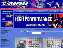 Tablet Screenshot of congressauto.com